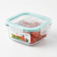 Glass Square Tupperware 390 ml